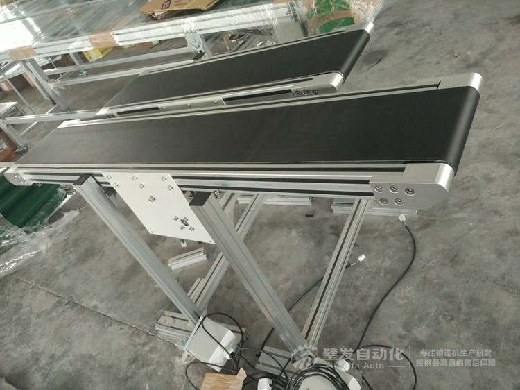歐標(biāo)型材皮帶面高于型材小型輸送機